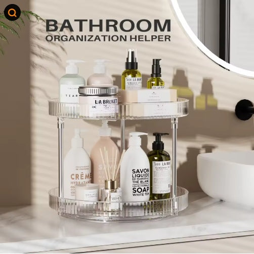 360 Degree Rotating Double-Layer Spice Rack