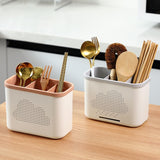 Utensil Draining Storage Rack