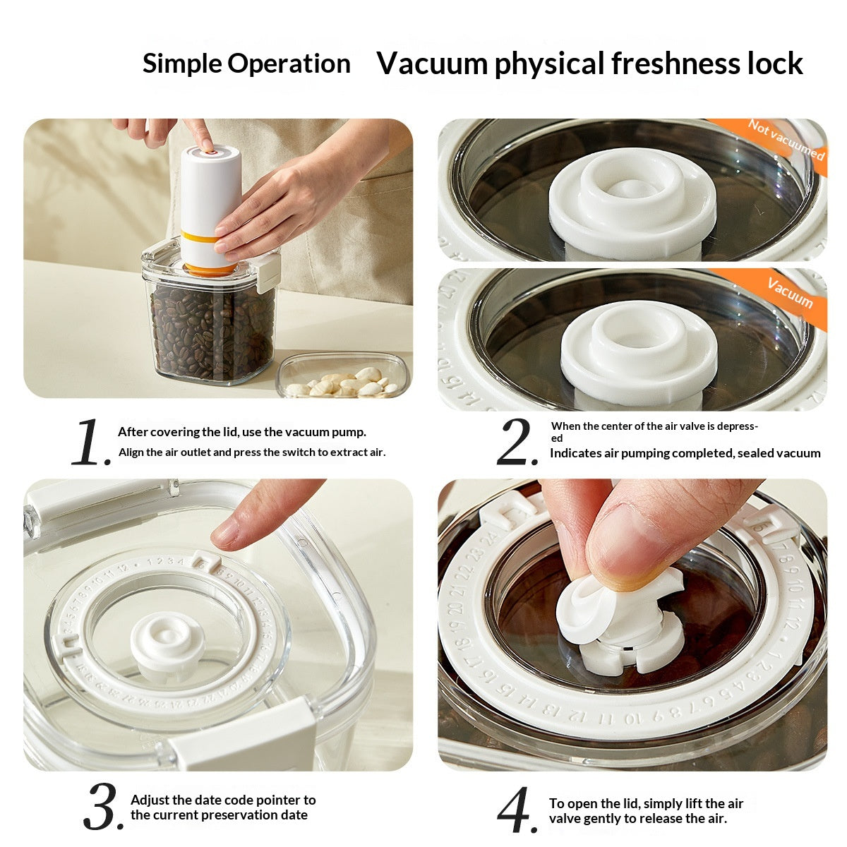 Fresh-keeping Electric Vacuum Sealing Jar