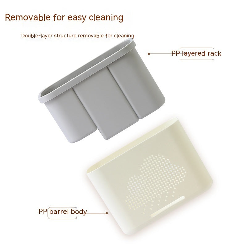 Utensil Draining Storage Rack