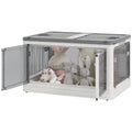 Collapsible Stackable Storage Bins with Wheels