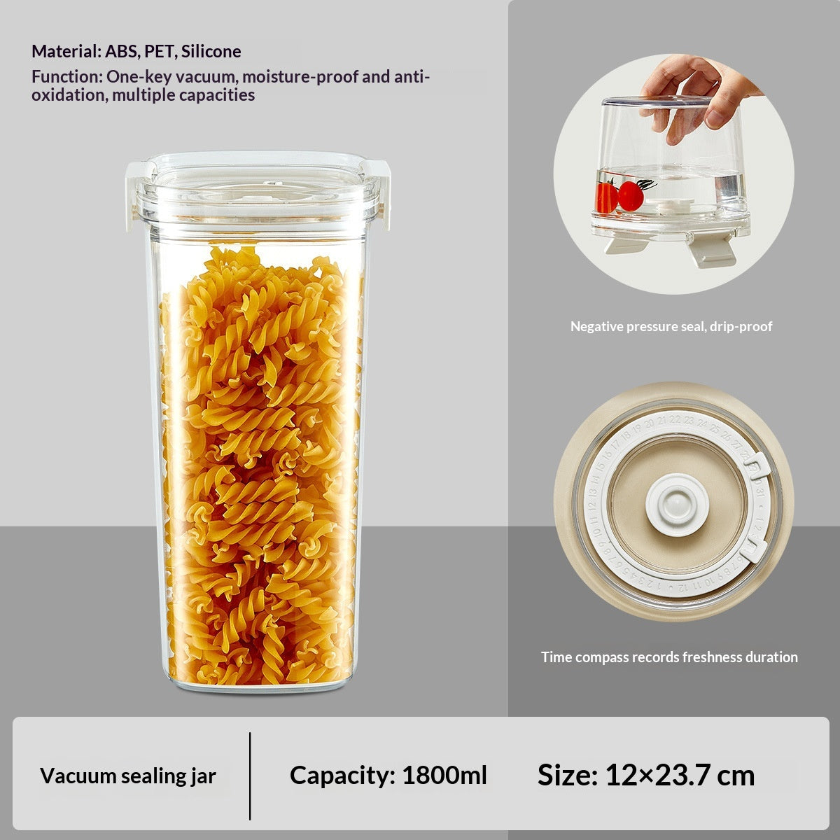 Fresh-keeping Electric Vacuum Sealing Jar