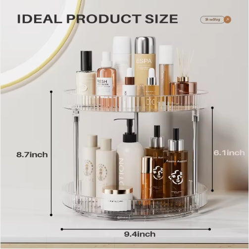 360 Degree Rotating Double-Layer Spice Rack